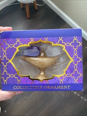 Disney Aladdin Genie Lamp Christmas Ornament NEW